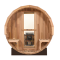 Blisspod Prague | Canadian Red Cedar | Outdoor Barrel Sauna | Full Glass Back