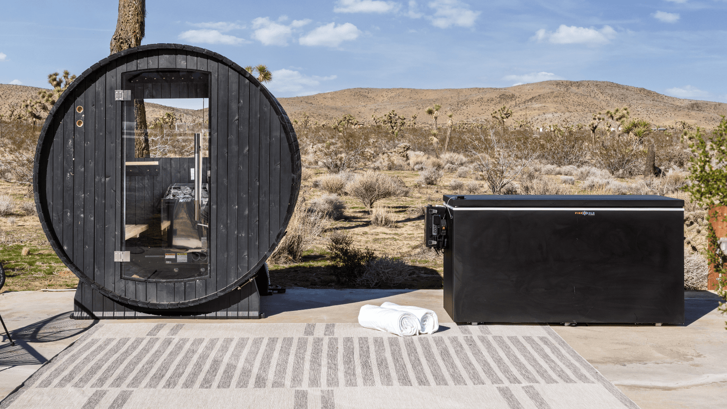 Fire Cold Plunge All-In-One | Cools to 33°F | Residential Cold Plunge | Built-In Compressor