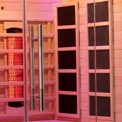 Blisspod Venetian | 3-Person Full Spectrum Infrared Sauna | Canadian Hemlock | 11 Heaters