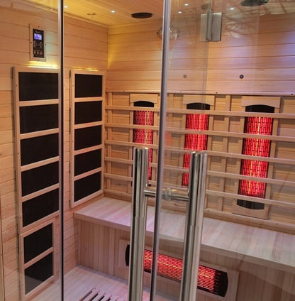 Blisspod Venetian | 3-Person Full Spectrum Infrared Sauna | Canadian Hemlock | 11 Heaters