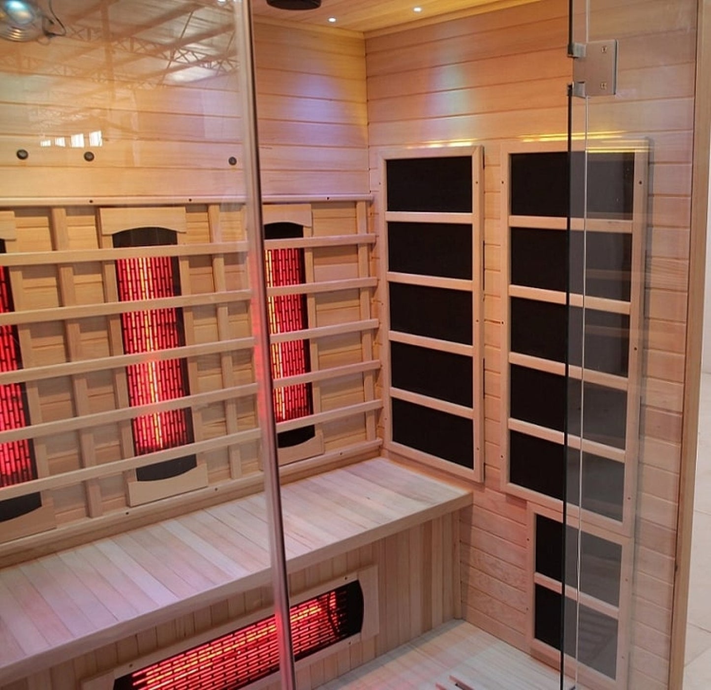 Blisspod Venetian | 3-Person Full Spectrum Infrared Sauna | Canadian Hemlock | 11 Heaters