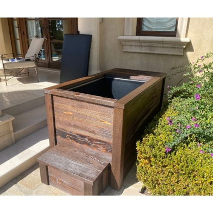 Kooru Cold Plunge Tub | Handcrafted Redwood | Ozone Sanitation | 110V