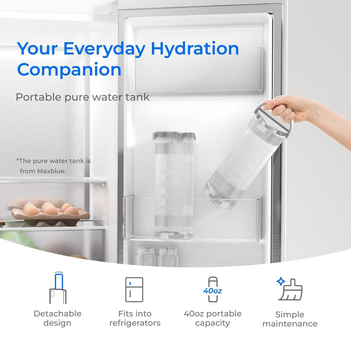 Waterdrop C1H Instant Hot Countertop RO System