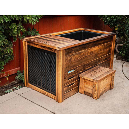 Kooru Cold Plunge Tub | Handcrafted Redwood | Ozone Sanitation | 110V