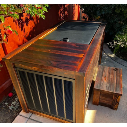 Kooru Cold Plunge Tub | Handcrafted Redwood | Ozone Sanitation | 110V