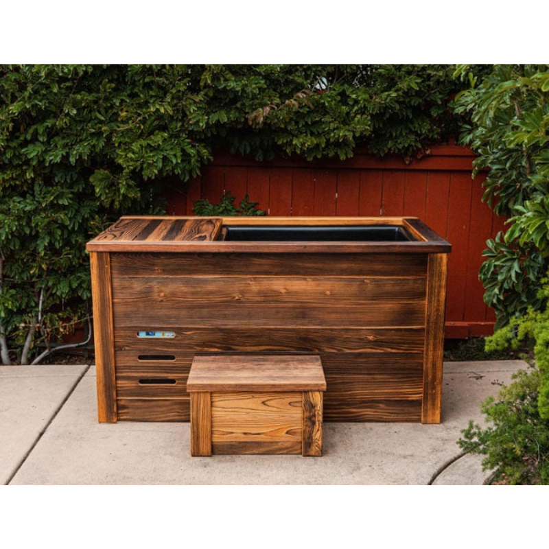Kooru Cold Plunge Tub | Handcrafted Redwood | Ozone Sanitation | 110V