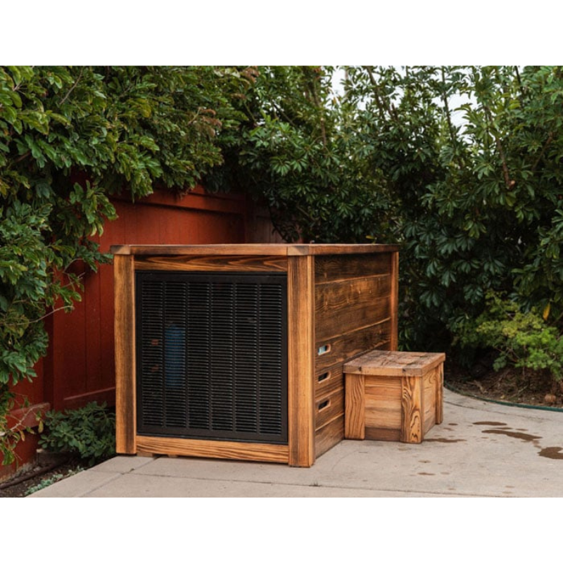 Kooru Cold Plunge Tub | Handcrafted Redwood | Ozone Sanitation | 110V
