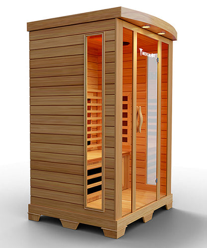 Medical Sauna 4 | 2-Person Full Spectrum Infrared Sauna | Hemlock | 1700W