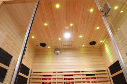 Blisspod Venetian | 3-Person Full Spectrum Infrared Sauna | Canadian Hemlock | 11 Heaters
