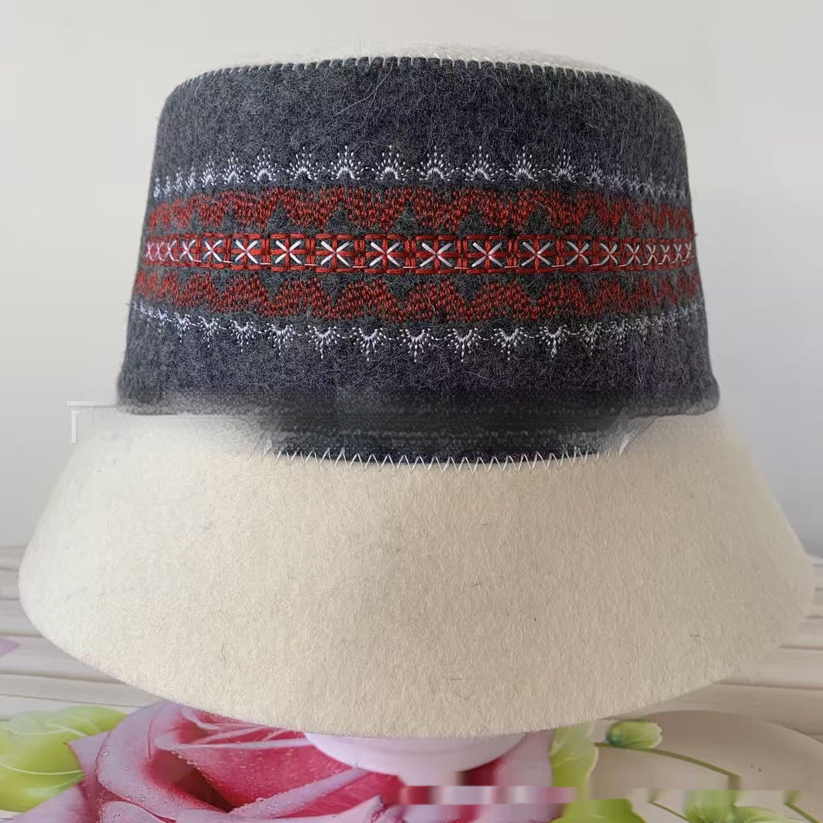 Wool Felt Sauna Hat