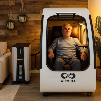 Airvida Elite Seated Hard-Shell Hyperbaric Chamber | 1.3–2.0 ATA