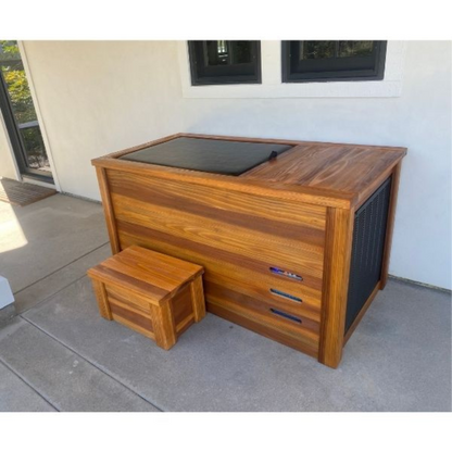 Kooru Cold Plunge Tub | Handcrafted Redwood | Ozone Sanitation | 110V