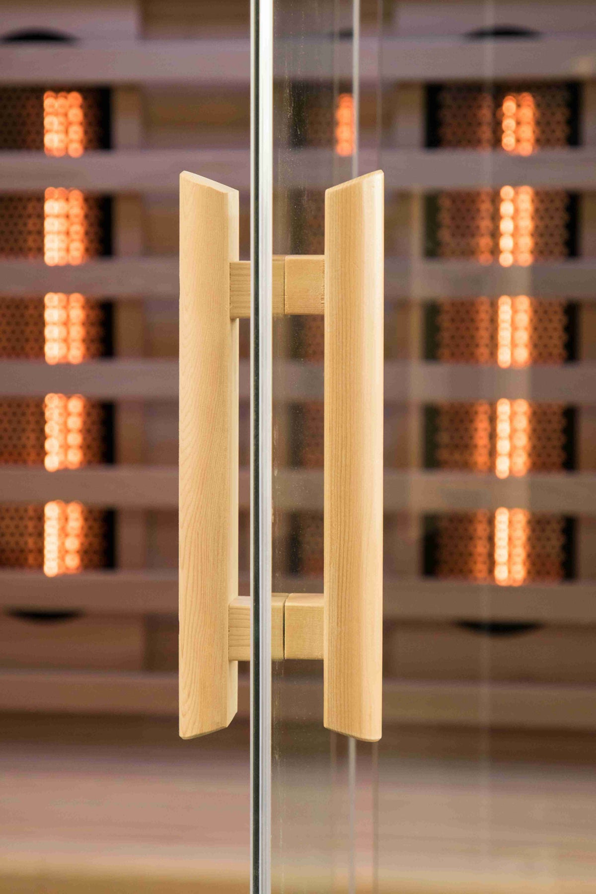 NiceBeam 1–2 Person Infrared Sauna with Red Light & Wood Options