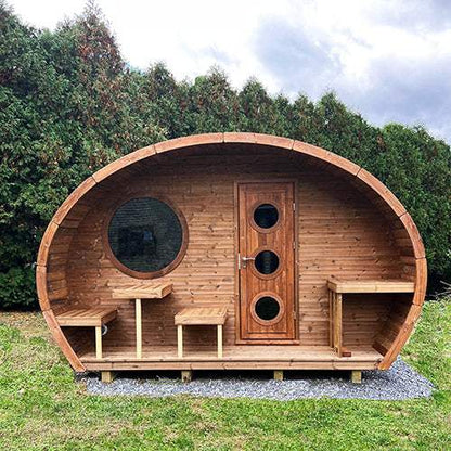 SaunaLife Model G11 2-Room Outdoor Sauna Kit