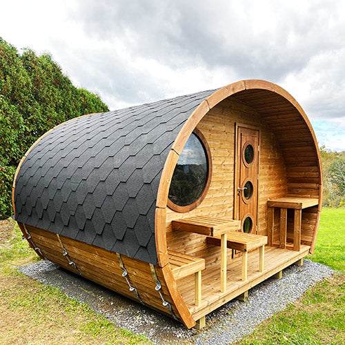SaunaLife Model G11 2-Room Outdoor Sauna Kit