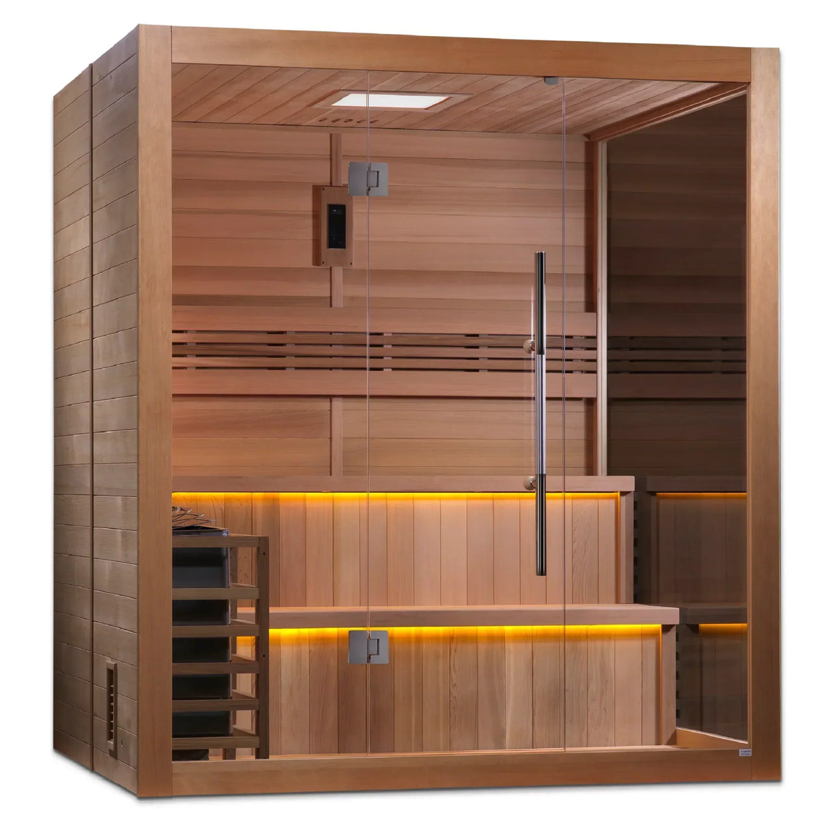 Golden Designs Kuusamo 6-Person Traditional Sauna | GDI-7206-01 | Cedar Interior