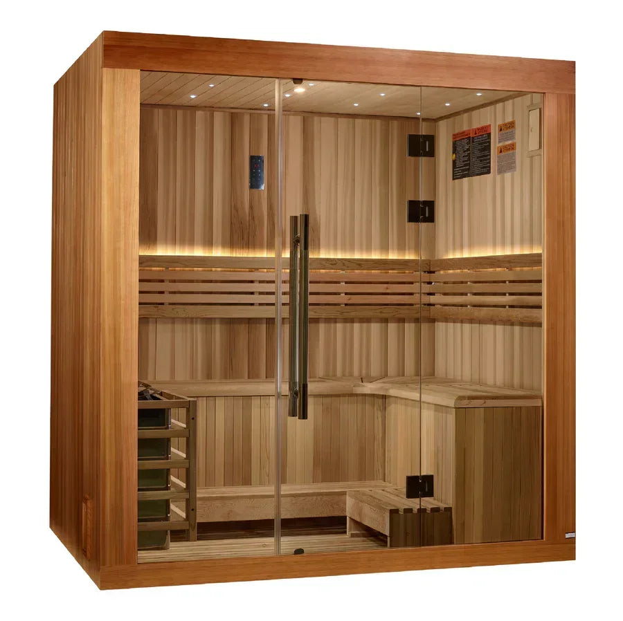 Golden Designs Copenhagen 3-Person Traditional Sauna | GDI-7389-02
