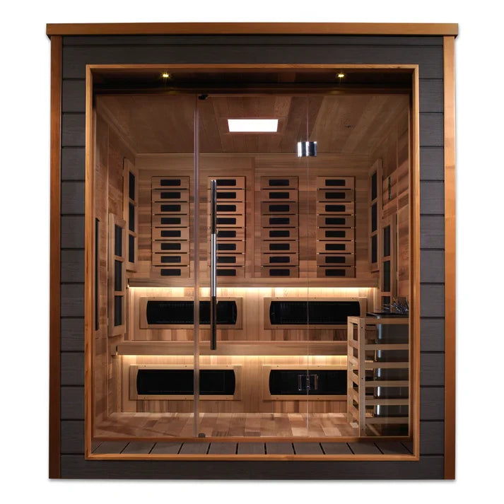 Golden Designs Karlstad 6-Person Hybrid Outdoor Sauna