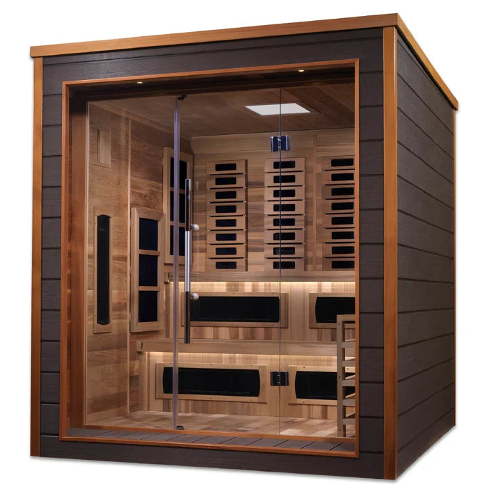 Golden Designs Karlstad 6-Person Hybrid Outdoor Sauna