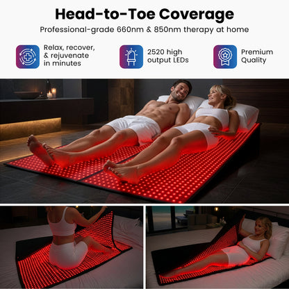 iReliev FullGlow 360 | Full Body Red Light & Near-Infrared Therapy Bag