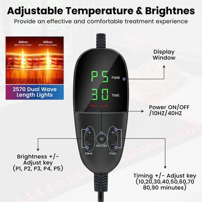 iReliev FullGlow 360 | Full Body Red Light & Near-Infrared Therapy Bag