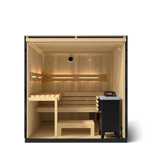 Kohler C1 Indoor Traditional Sauna Kit in Graphite Grey
