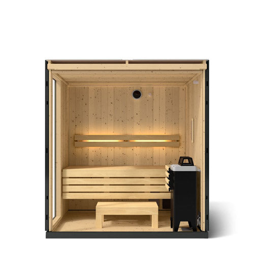 Kohler C1 Indoor Traditional Sauna Kit in Graphite Grey