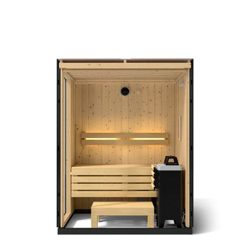 Kohler C1 Indoor Traditional Sauna Kit in Graphite Grey