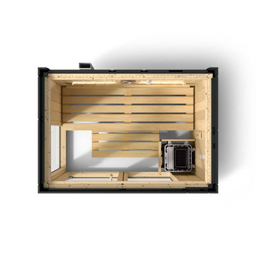 Kohler C1 Indoor Traditional Sauna Kit in Graphite Grey
