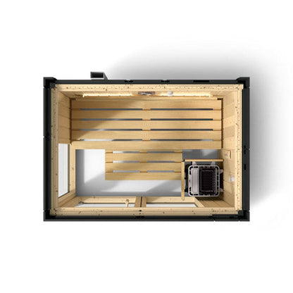 Kohler C1 Indoor Traditional Sauna Kit in Graphite Grey