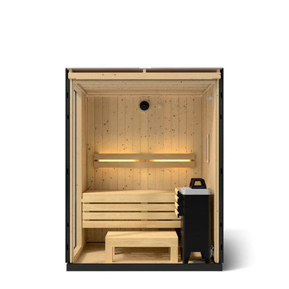 Kohler C1 Indoor Traditional Sauna Kit in Graphite Grey