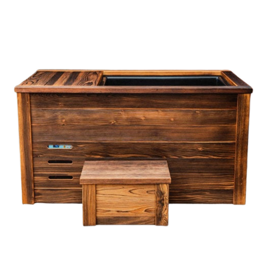 Kooru Cold Plunge Tub | Handcrafted Redwood | Ozone Sanitation | 110V