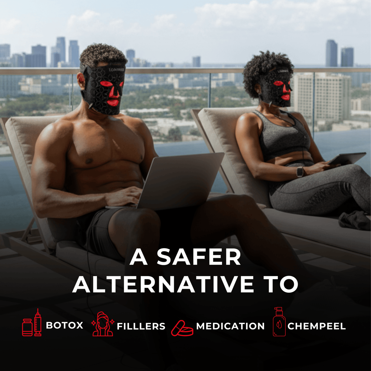VISO 660nm Red Light Face Mask