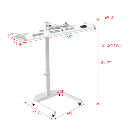 Renew Red Light Panorama Panel | 3-Channel Red Light Therapy Panel