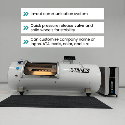 Airvida Ultra Hard-Shell Hyperbaric Chamber | 1.3–2.0 ATA