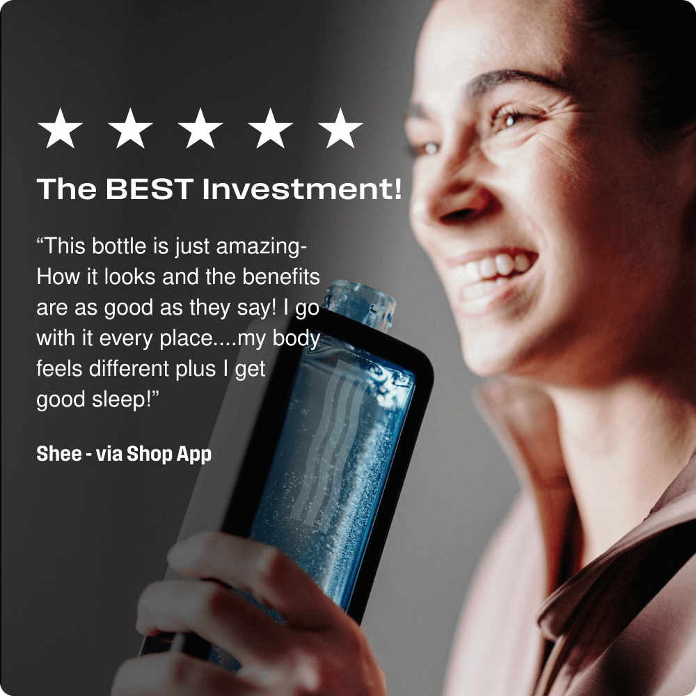 Echo Flask | 8 ppm Hydrogen | Hydrogen Water Bottle | App-Connected