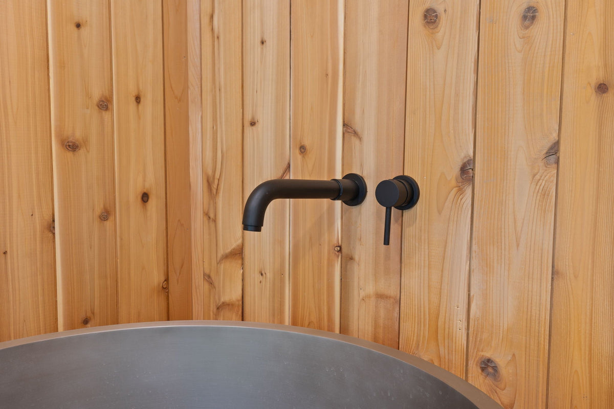 Sweaty Yeti Sauna Plus — 6–8 Person Outdoor Sauna & Barrel Cold Plunge Cabin