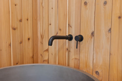 Sweaty Yeti Sauna Plus — 6–8 Person Outdoor Sauna & Barrel Cold Plunge Cabin