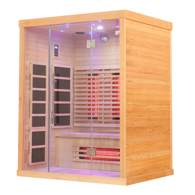 Blisspod Venetian | 3-Person Full Spectrum Infrared Sauna | Canadian Hemlock | 11 Heaters