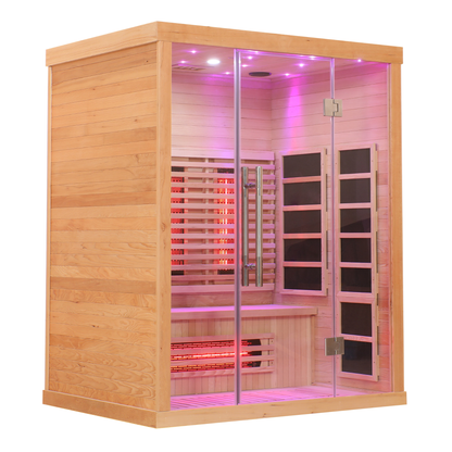 Blisspod Venetian | 3-Person Full Spectrum Infrared Sauna | Canadian Hemlock | 11 Heaters