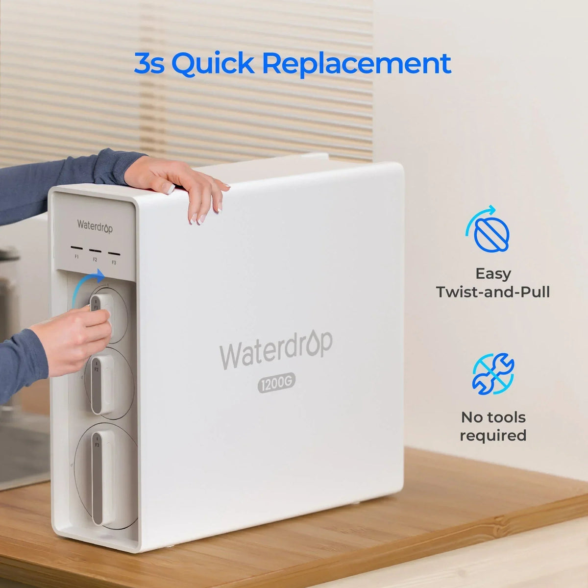 Waterdrop WD-F1A Replacement Filter for X12 & X16 RO Systems