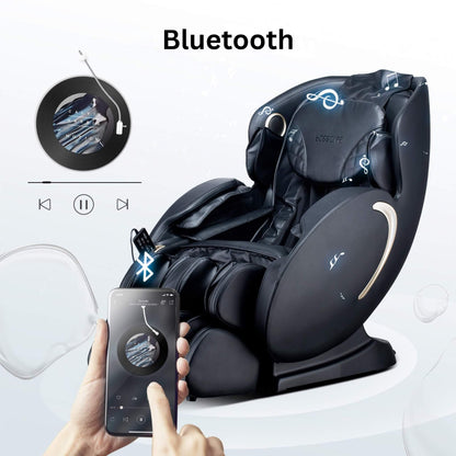 Bosscare 3D Zero-Gravity Shiatsu Massage Chair with App Control