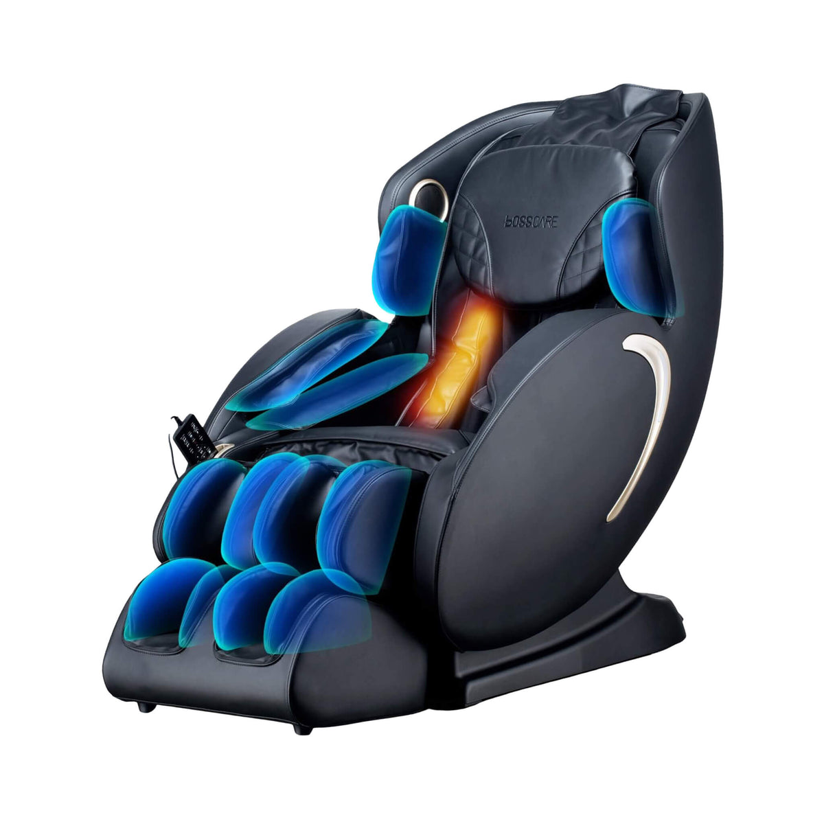 Bosscare 3D Zero-Gravity Shiatsu Massage Chair with App Control