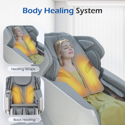 Bosscare Full-Body Zero-Gravity Massage Chair | Gray | App Control
