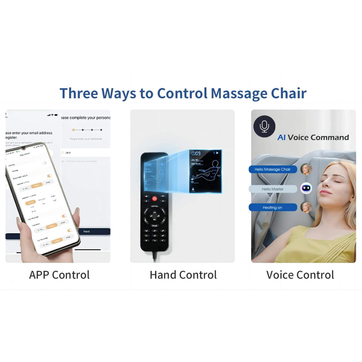 Bosscare Full-Body Zero-Gravity Massage Chair | Gray | App Control
