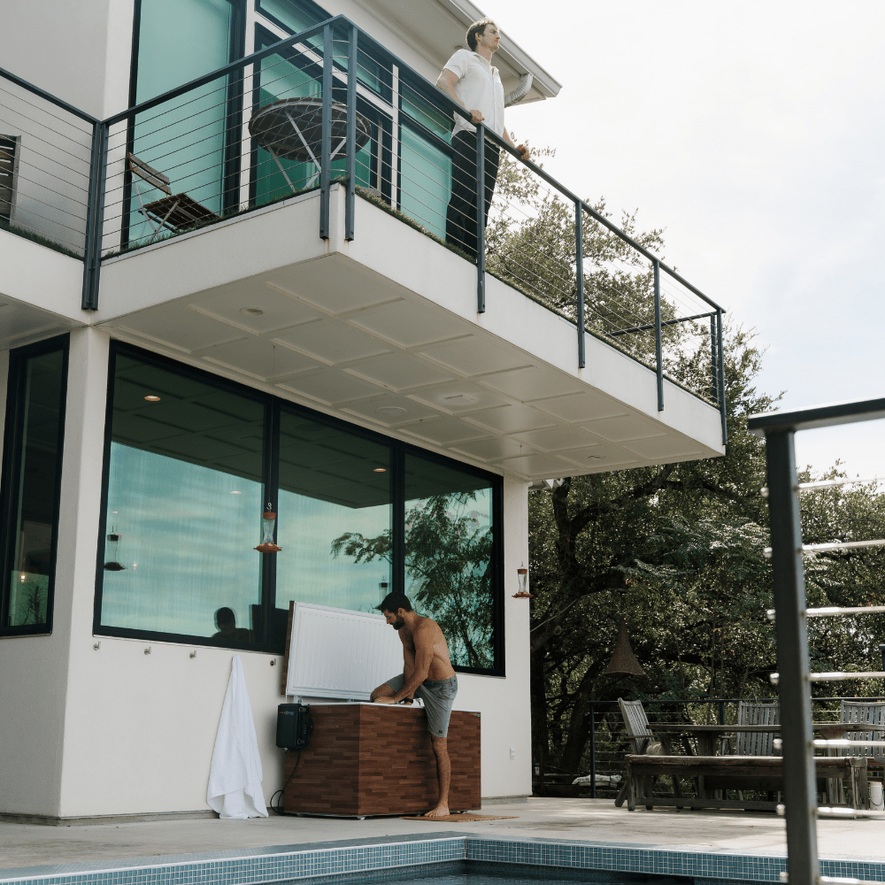 Fire Cold Plunge All-In-One | Cools to 33°F | Residential Cold Plunge | Built-In Compressor