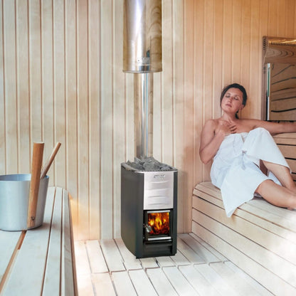 Harvia M3 16.5 kW Wood-Burning Sauna Stove with Stones – WKM3