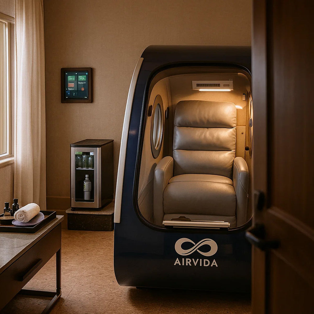 Airvida Elite Seated Hard-Shell Hyperbaric Chamber | 1.3–2.0 ATA