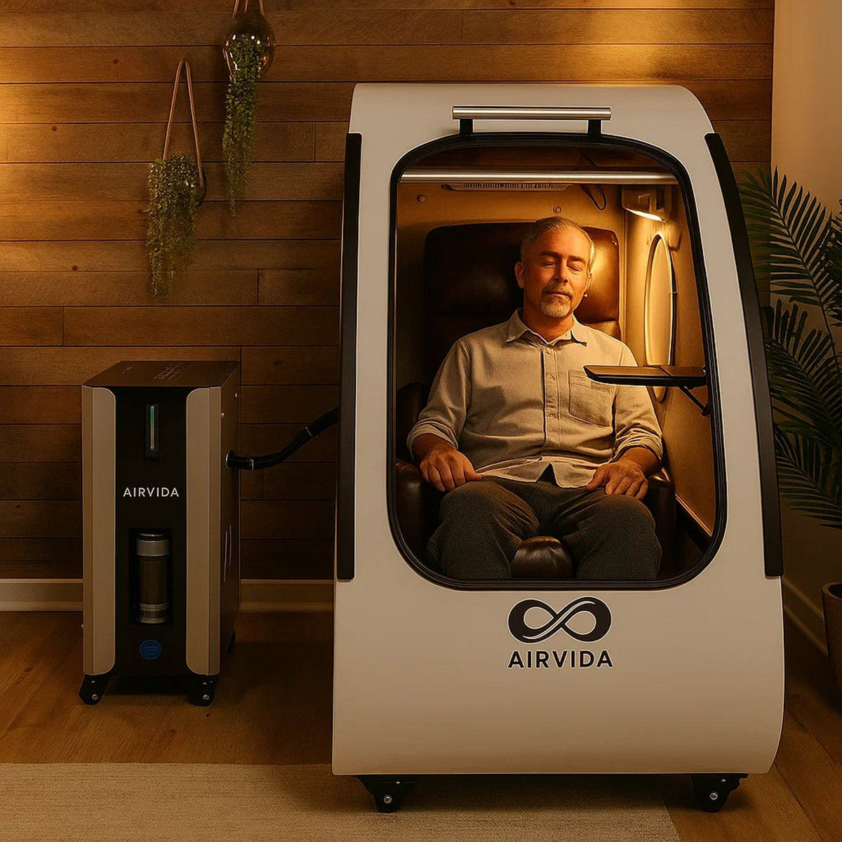 Airvida Elite Seated Hard-Shell Hyperbaric Chamber | 1.3–2.0 ATA