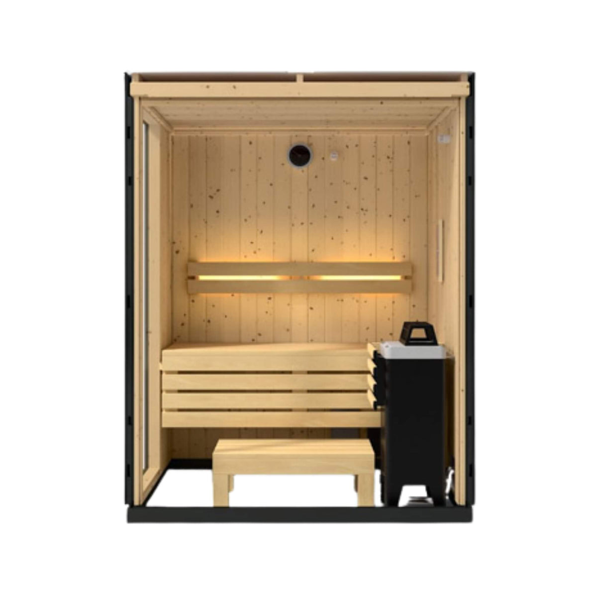 Kohler C1 Indoor Sauna Kit – Graphite Gray, 2-, 3- or 5-Person